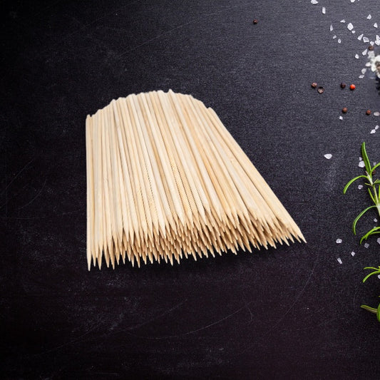 Wooden Bamboo Skewers - 500 Pcs